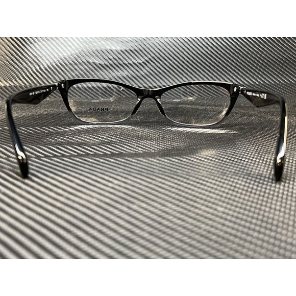 Prada Black Cat Eye 53mm Women's Eyeglasses - Picture 3 of 4